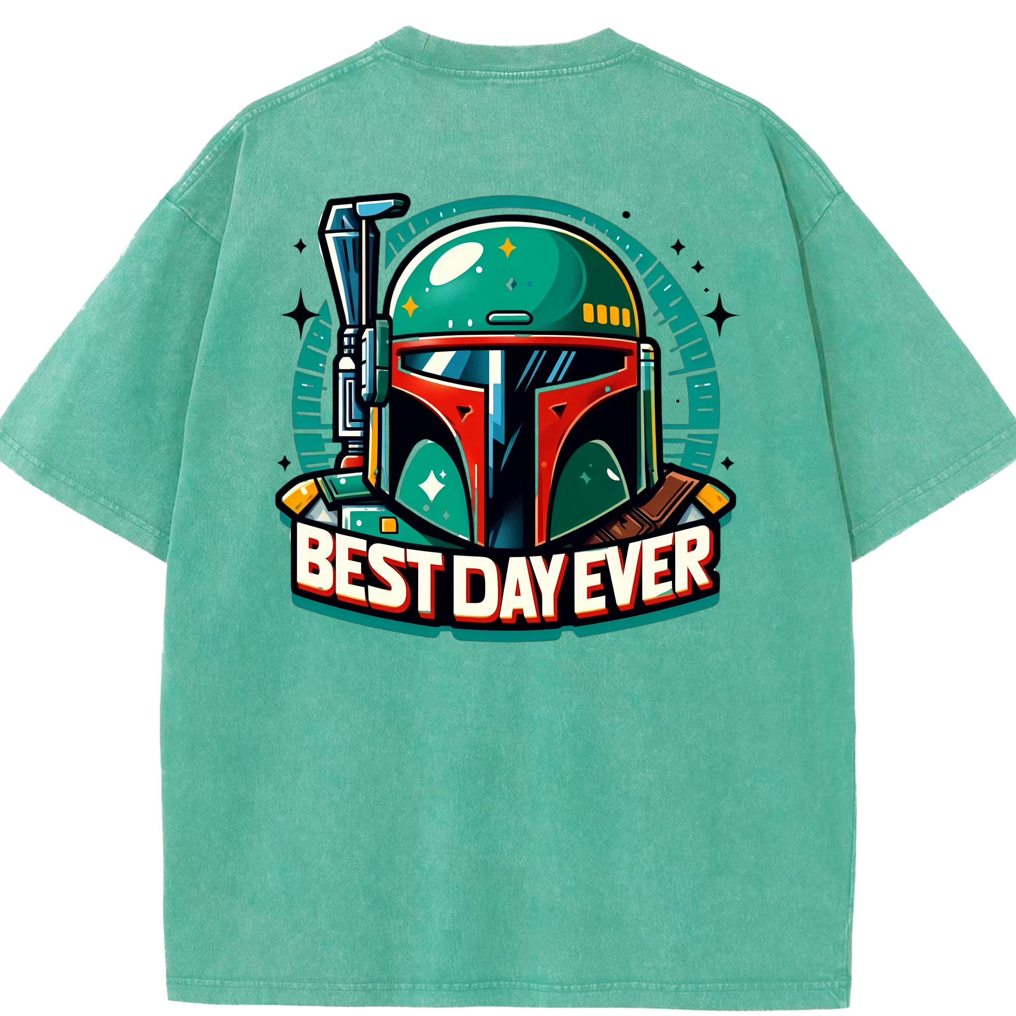 （画像用） スター・ウォーズ Star Wars 綿100% ヴィンテージ風 半袖Tシャツ（背面プリント）